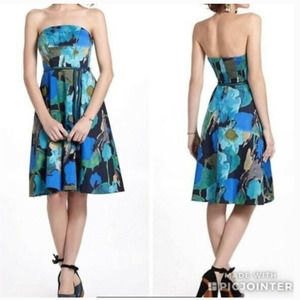 Anthropologie Vanessa Virginia Strapless Dress - Size 10